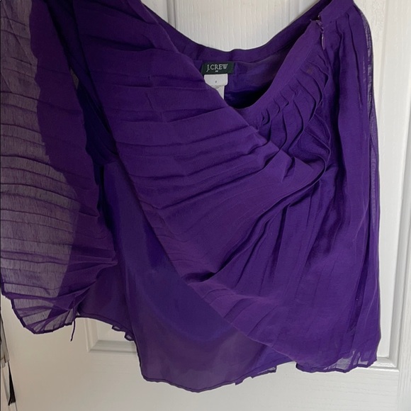 JCREW Purple Pleated Skirt - Picture 5 of 5
